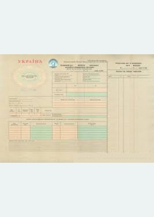 Путевой лист грузового автомобиля Ф-1 (международного сообщения) Путевой лист грузового автомобиля Ф-1 (международного сообщения)